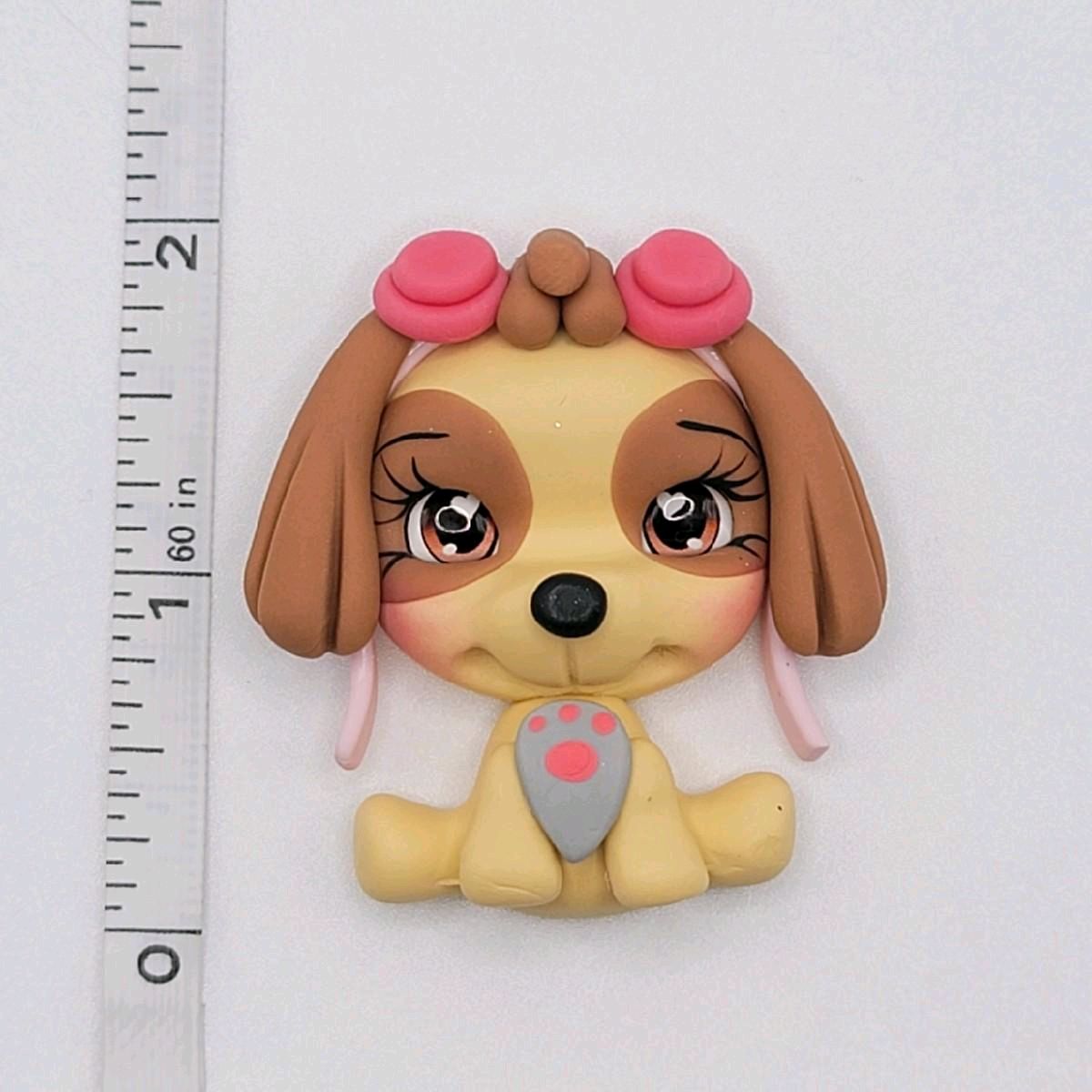 D10/58 Pink Patrol Clay Doll Crafting Supplies for Craft Embellishments or Enhancements