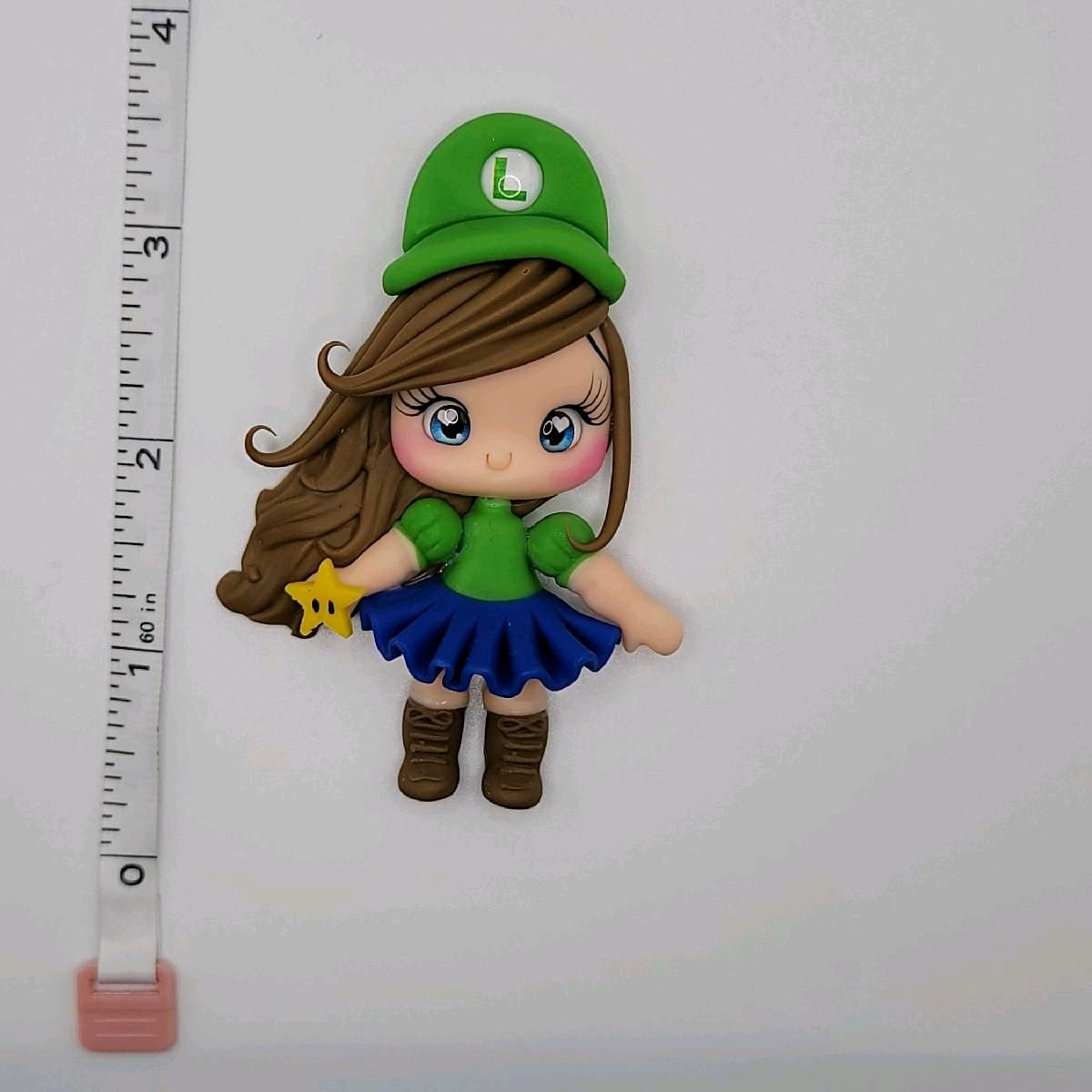 12c43 Super Girls Clay Dolls DIY Craft Embellishments
