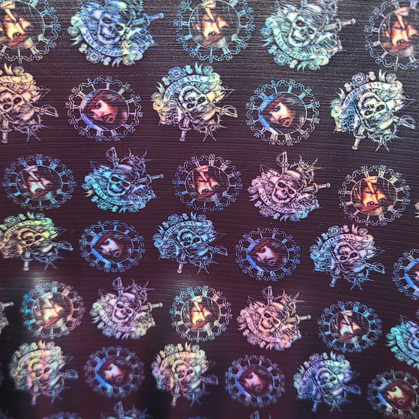 M33 Pirate Holographic Faux Leather