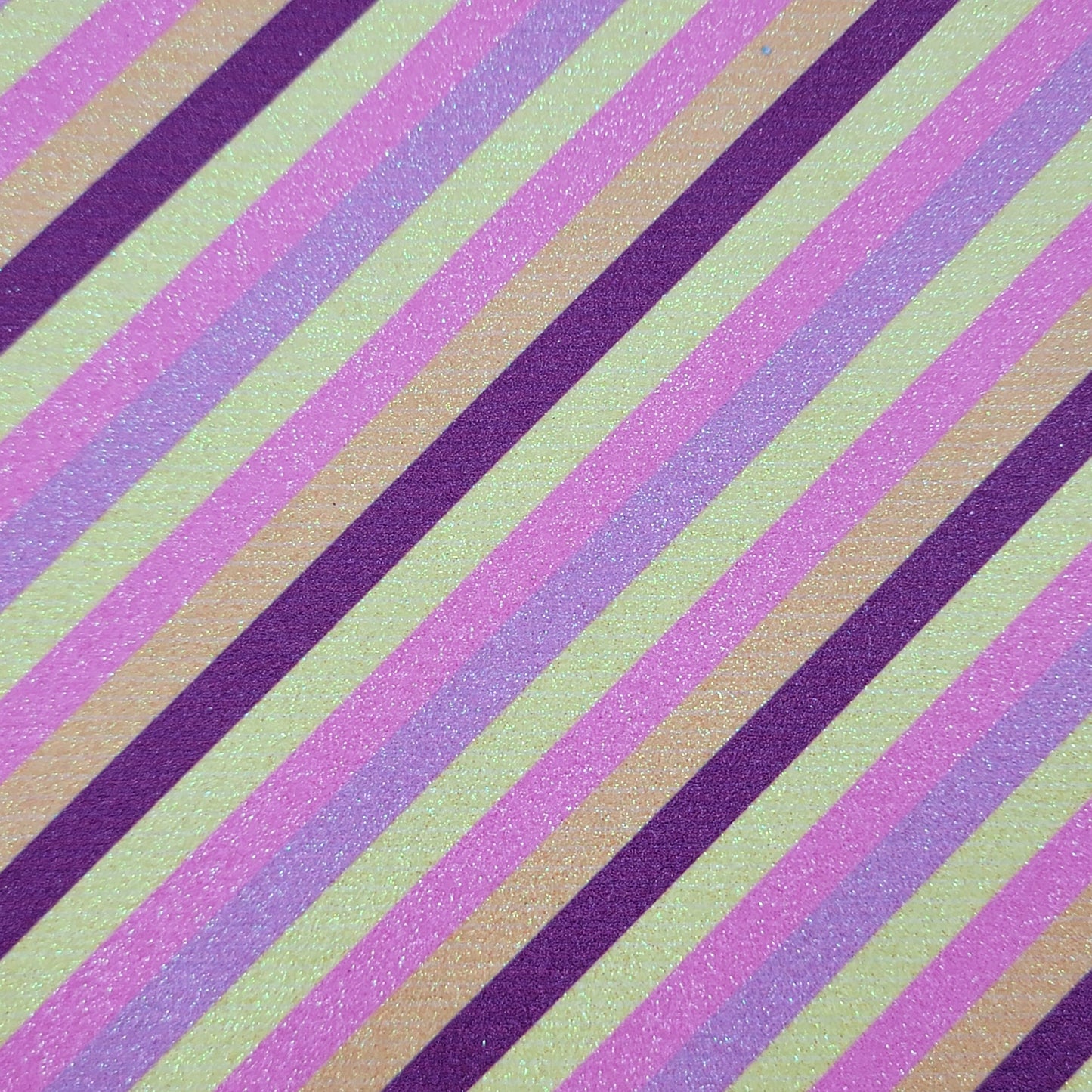 M34 Stripes Fine Glitter Faux Leather