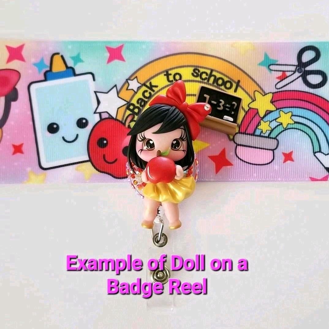 10c59 Leopard Print Clay Doll for DIY Craft Embellishments
