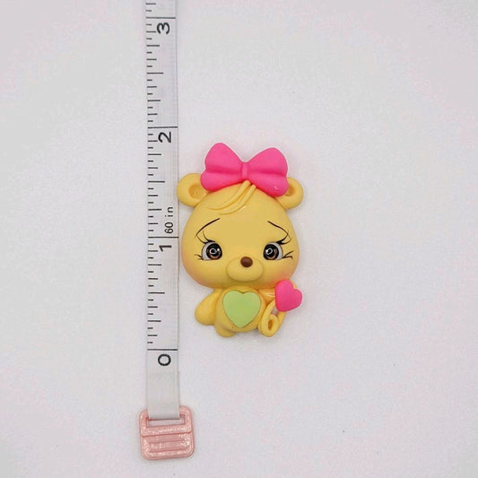 11/11 Teddy Bear Clay Doll for DIY Craft Embellishments