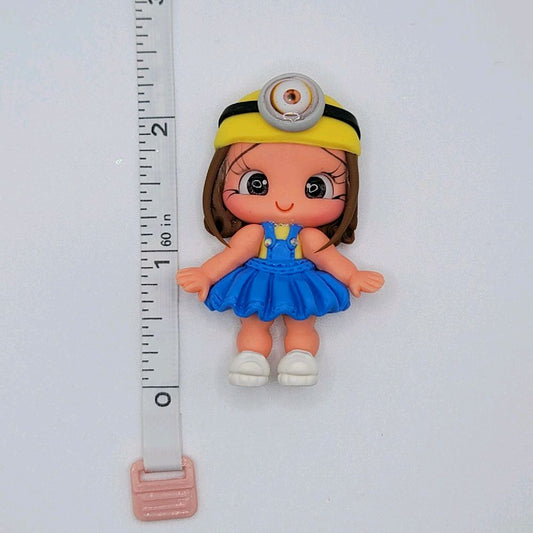 11/16 Minion Clay Doll for DIY Craft Embellishments