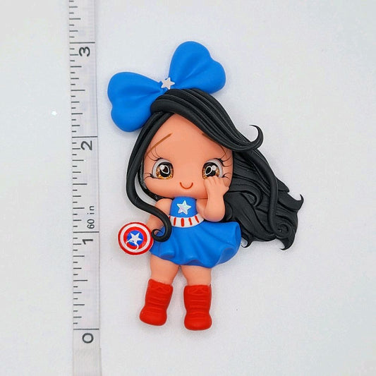 11/17 Captain Clay Doll for DIY Craft Embellishments
