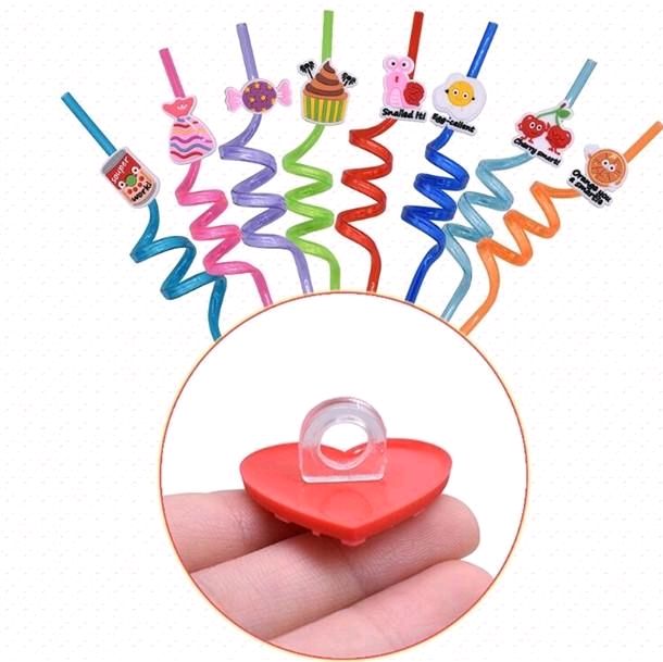25 piece Straw Topper Blanks for DIY Projects, decorate your straws with bows or other embellishments