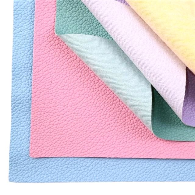 Faux Leather Litchi/Pebbled Solid Color Sheet Set for Hair Bow Making and other DIY Projects