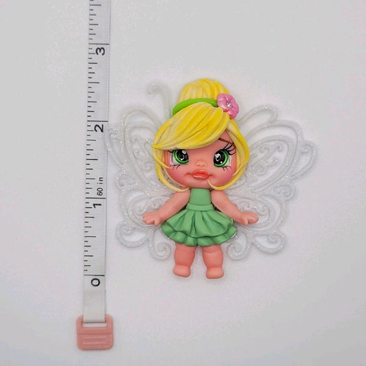 9c34 Fairy Clay Doll DIY Craft Embellishment