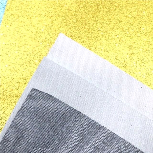 Fine Glitter Faux Leather Sheet Set for Hair Bow Making and other DIY Projects