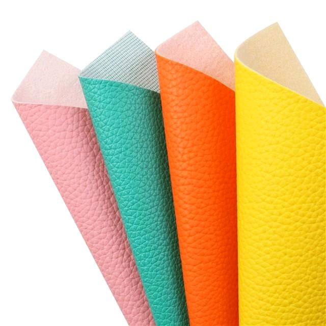 Faux Leather Litchi/Pebbled Solid Color Sheet Set for Hair Bow Making and other DIY Projects
