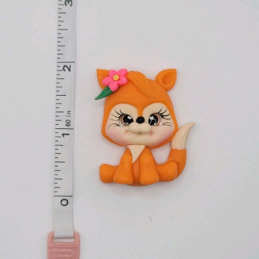 D9/58 Fox Clay Doll DIY Craft Embellishment