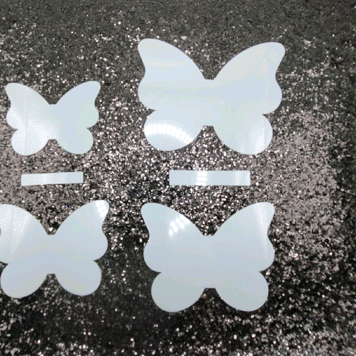 #10 Double Hairbow Plastic Stencil for DIY Faux Leather Project Crafts