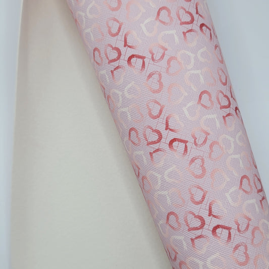 M31 Hearts Faux Leather