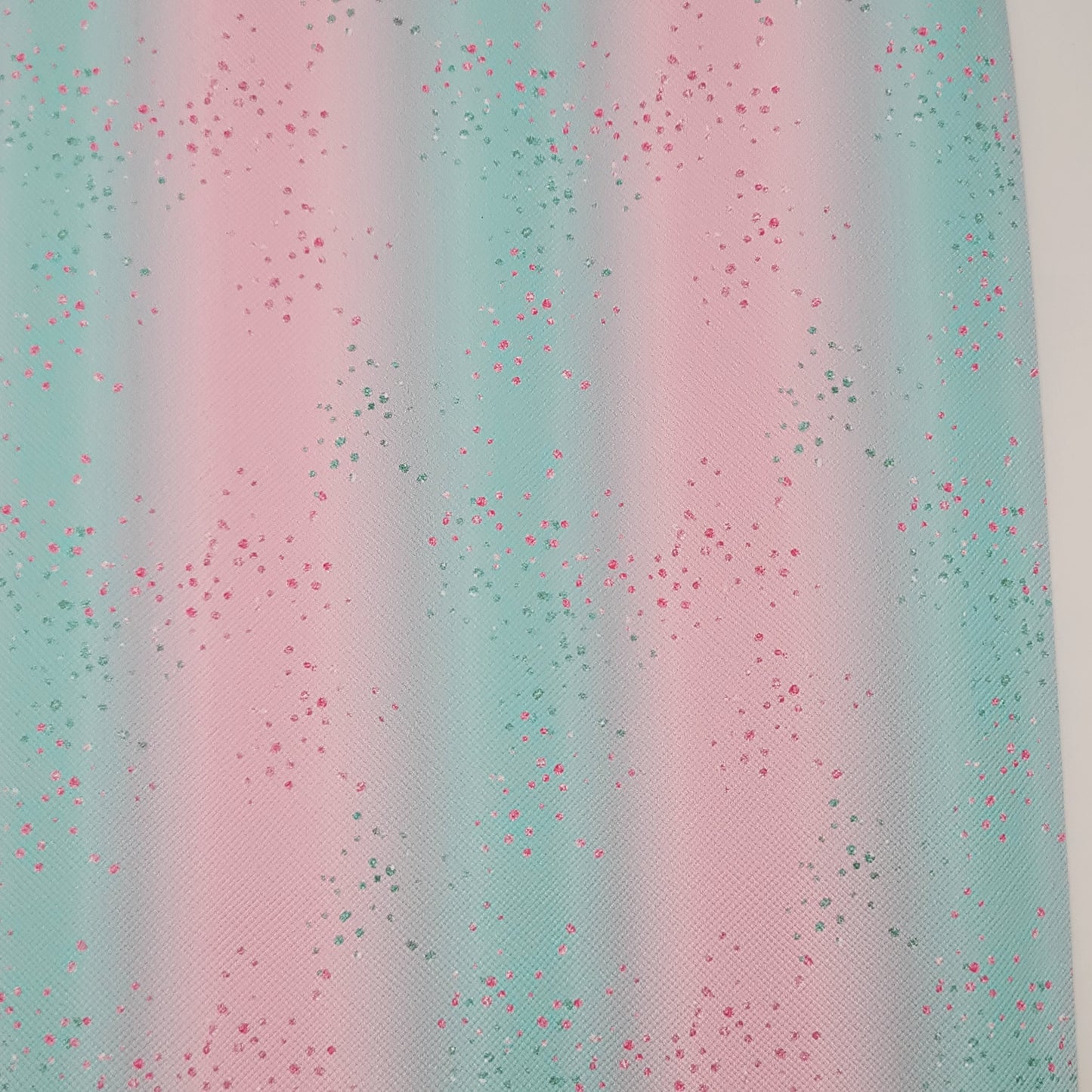 M31 Pink and Seafoam Pattern Faux Leather