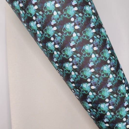 M31b Green Skull Faux Leather