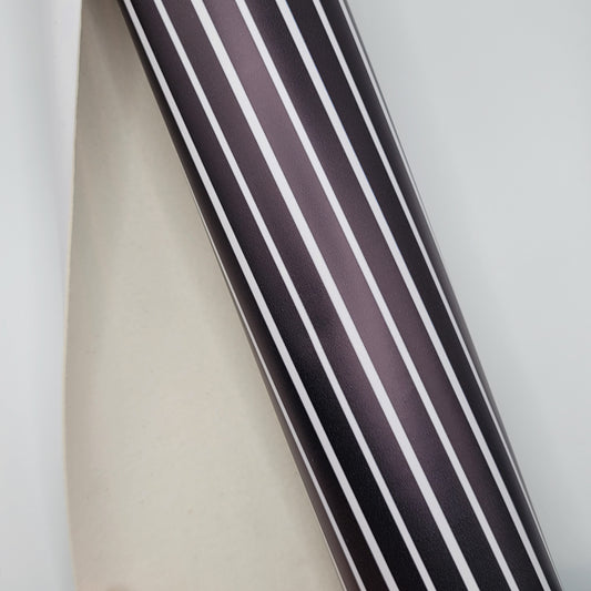 M31b Black & White Stripes Smooth Leather