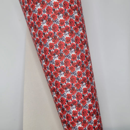M31b Spiderweb Rose Faux Leather