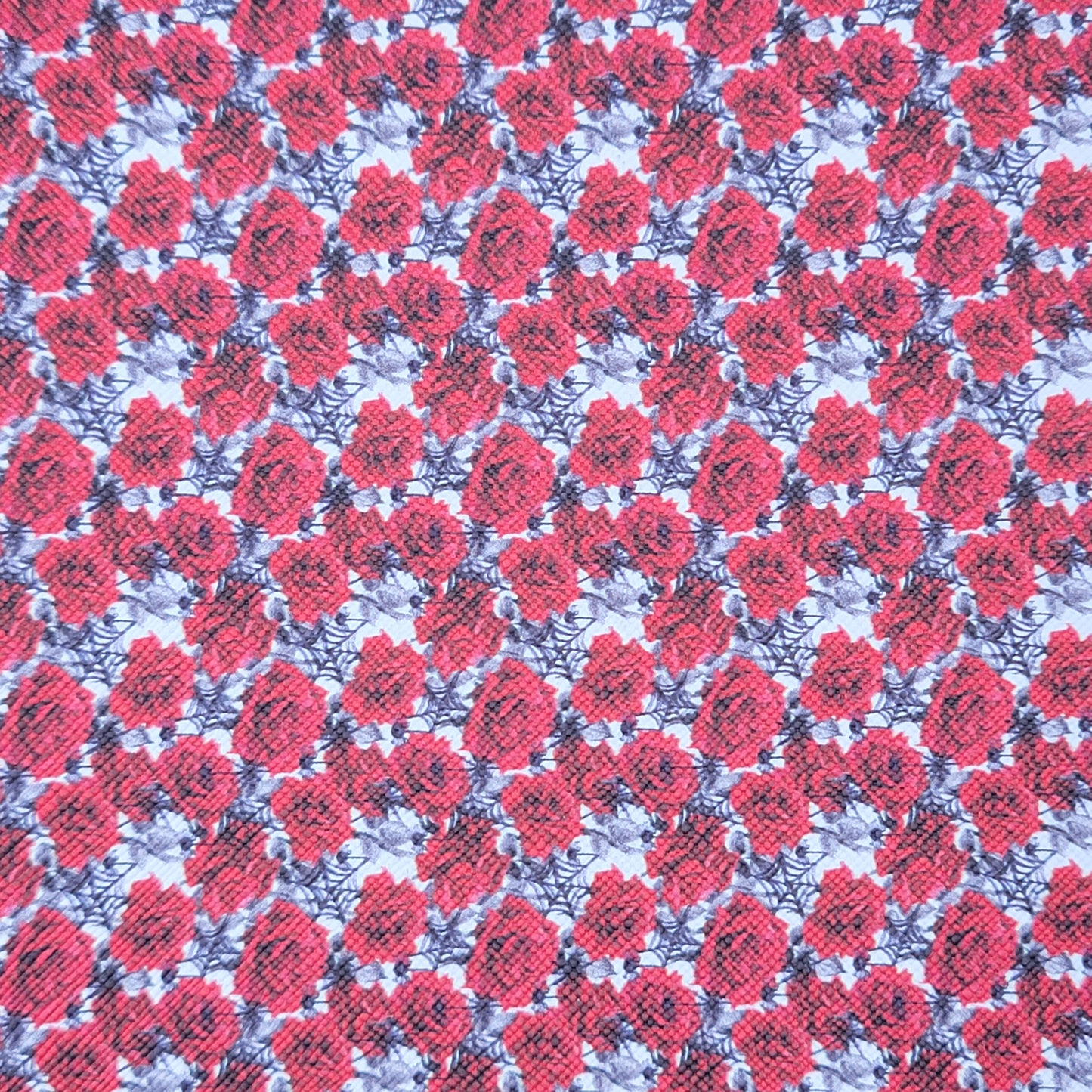 M31b Spiderweb Rose Faux Leather