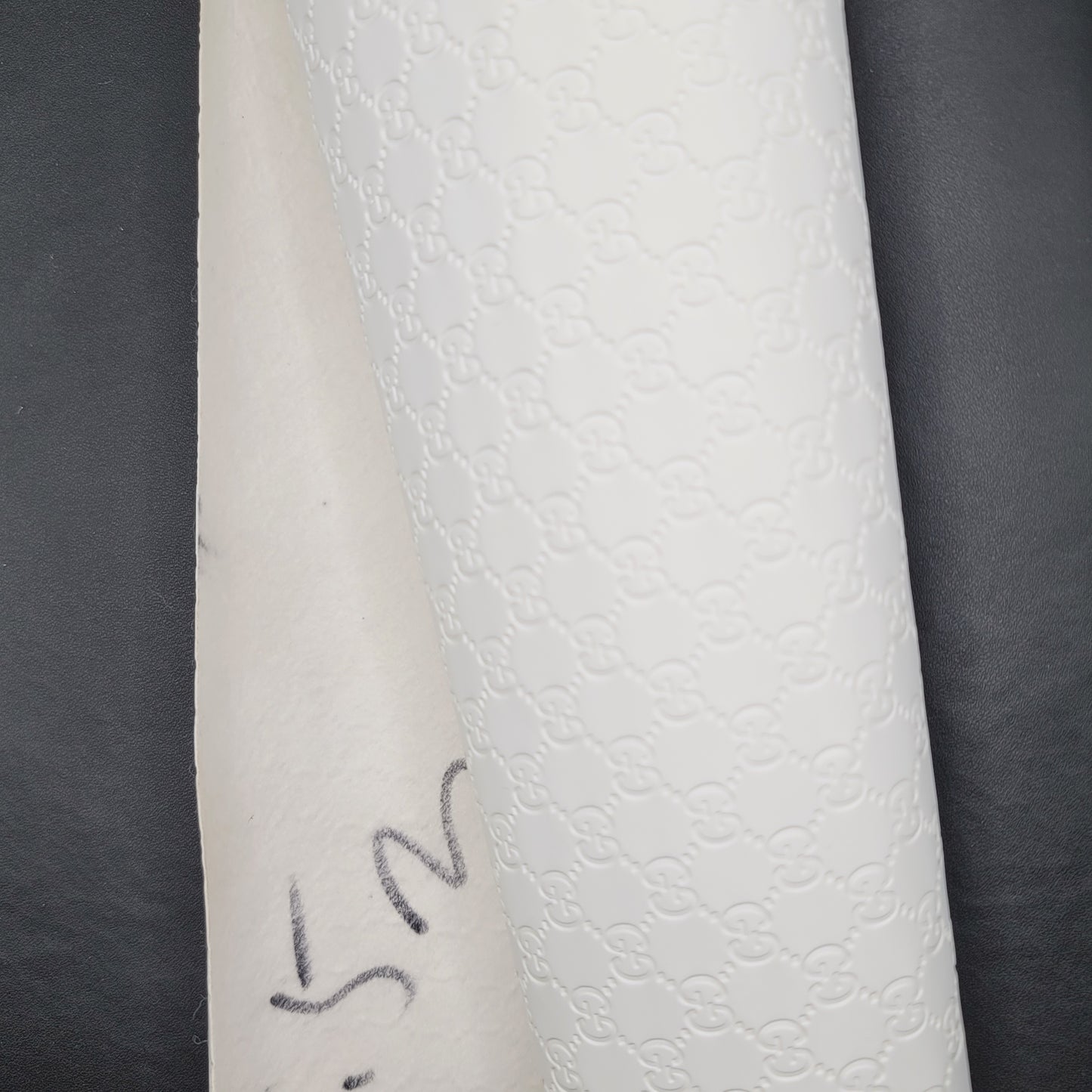 M31b Embossed White GG Leather