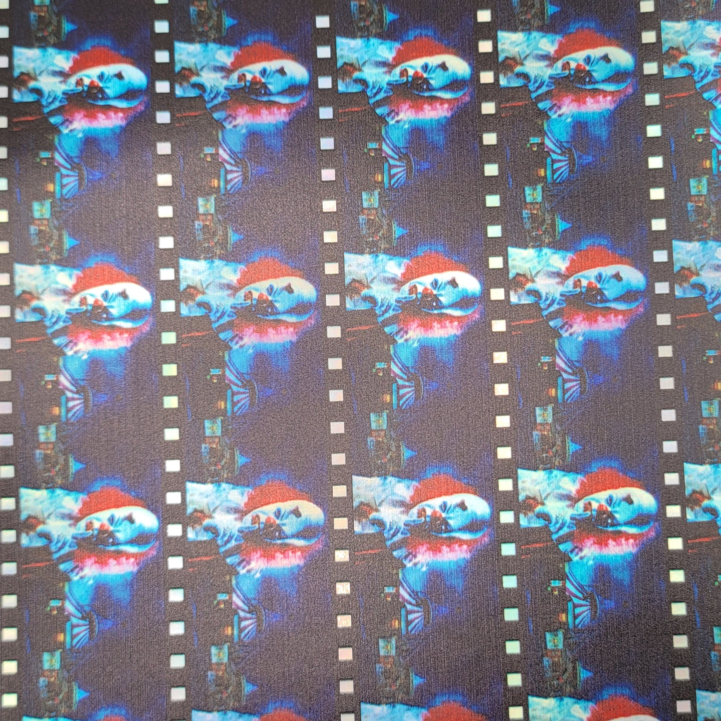 M59b Bad Clown Halloween Holographic Leather