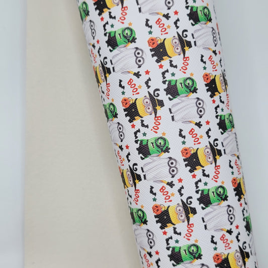 M59b Minion Halloween Faux Leather