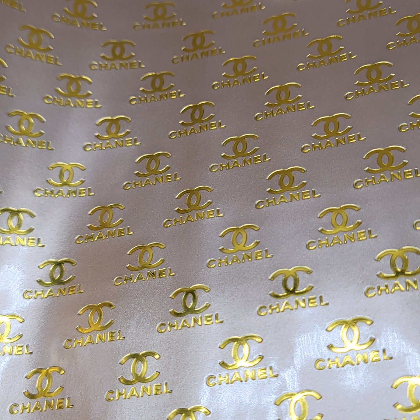 M35 Gold with Gold Foil Embossed CH Faux Leather