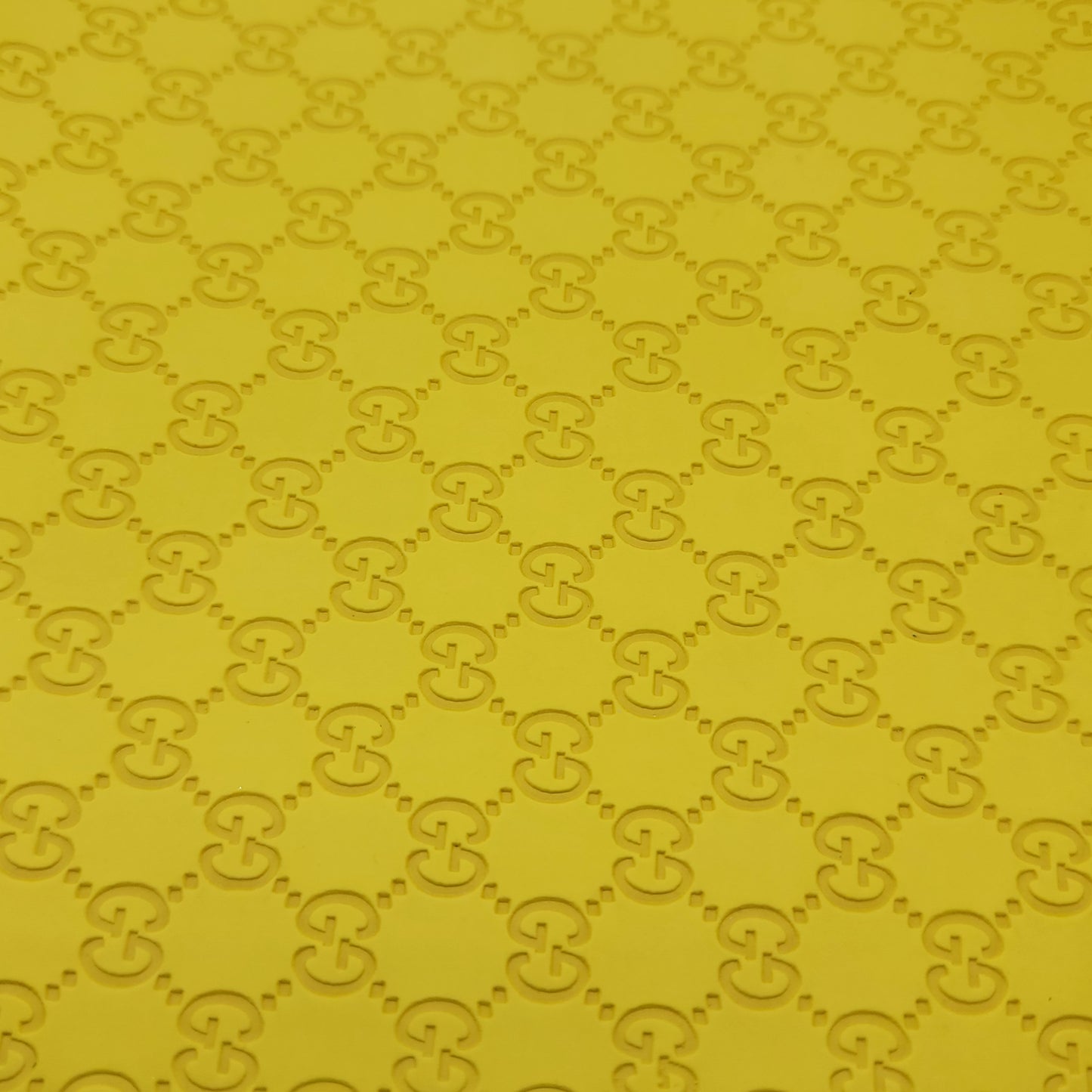 M35 Smooth Embossed Yellow GG Leather