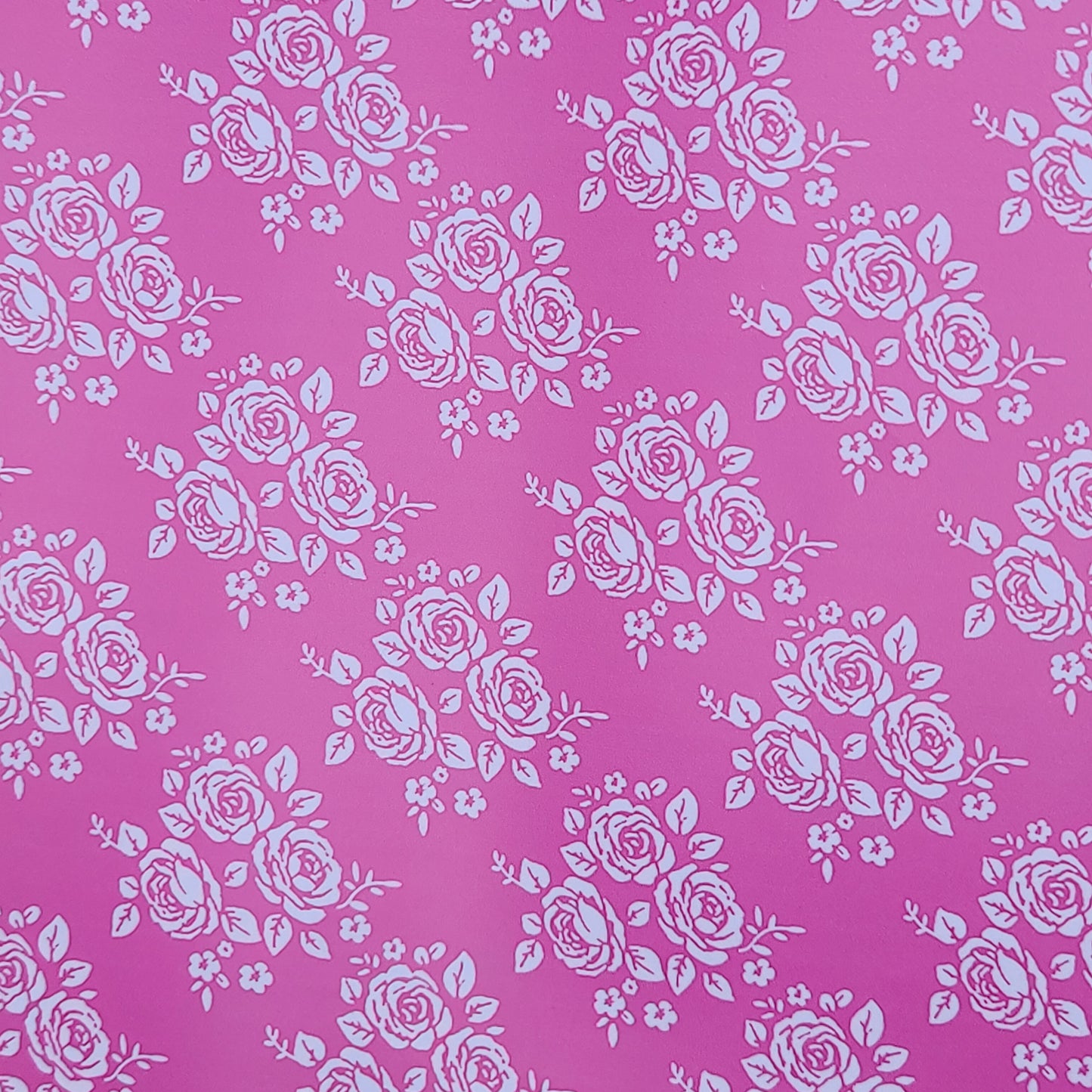 M35 Pink Floral Smooth Leather