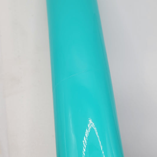 M34 Teal Solid Smooth Patent Leather (Creasing Present)