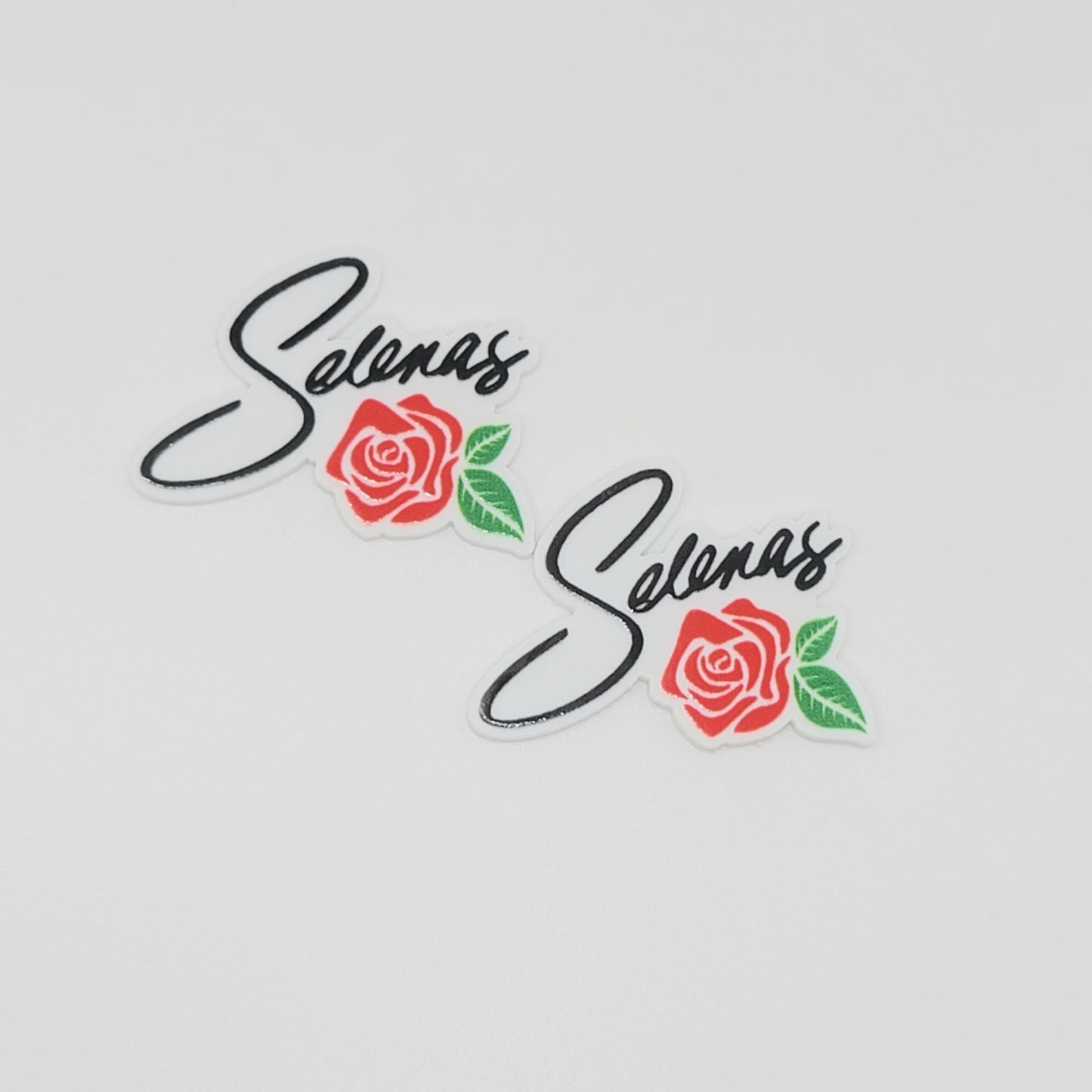 R301 Mexican Singer Name with Rose, Flat Resin