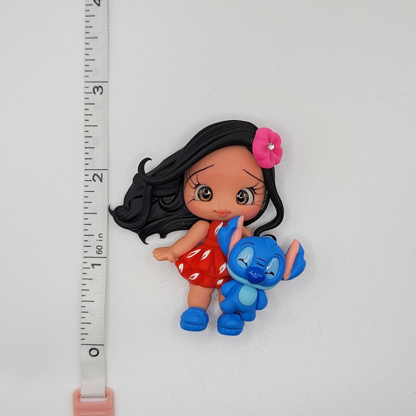 D9/47 Island Girl & Alien Clay Doll DIY Craft Embellishment