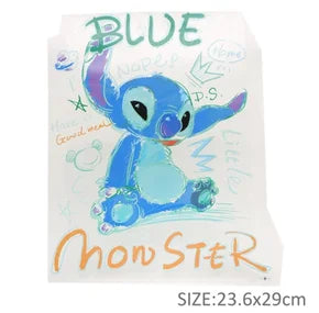 FA10 DTF Blue Alien Monster