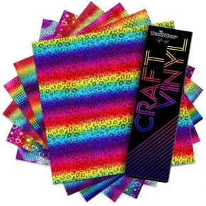Teckwrap Holographic Rainbow Vinyl 6 Sheet Pack