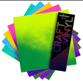 Teckwrap Neon Color Changing Vinyl  5 Sheet Pack