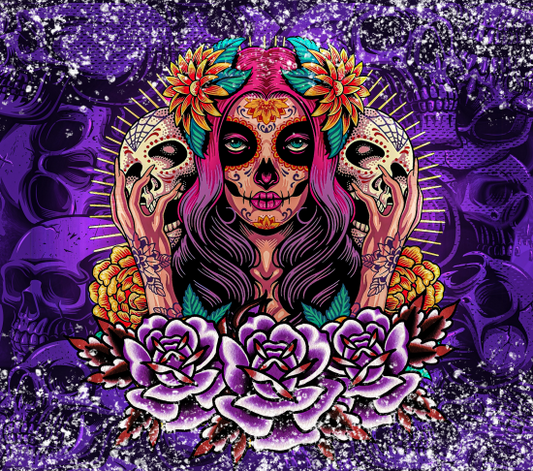 P104 Sugar Skull Print