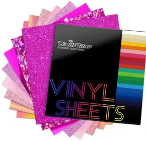 Teckwrap Pink Vinyl  8 Sheet Pack