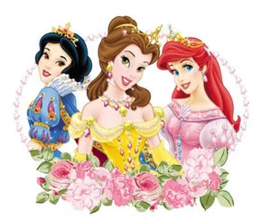 FA10 DTF Princesses & Flowers Heat Transfer