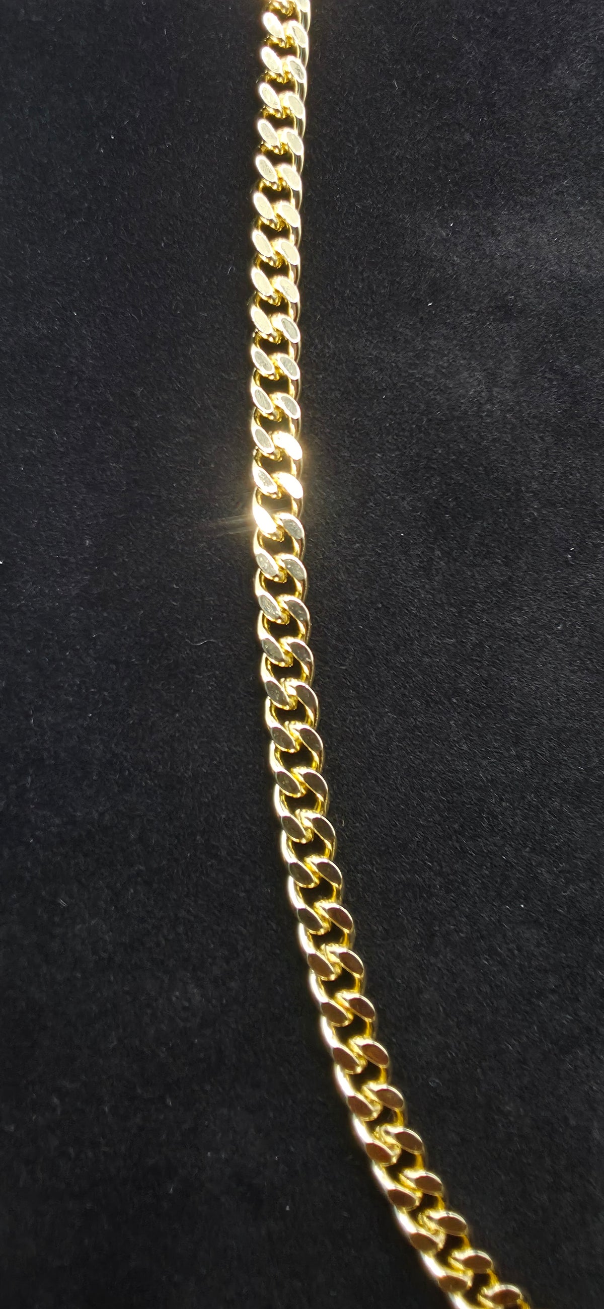 #103 Gold-Filled, 20 inch, 5mm Cuban Link Chain