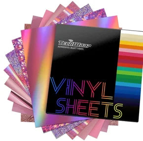 Teckwrap Rose Gold Vinyl 8 Sheet Pack