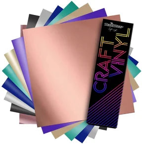 Teckwrap Satin Chrome Vinyl 8 Sheet Pack