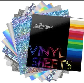 Teckwrap Silver Vinyl 8 Sheet Pack