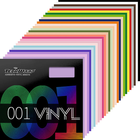 Teckwrap TWC001M 21 Vinyl Sheets Pack